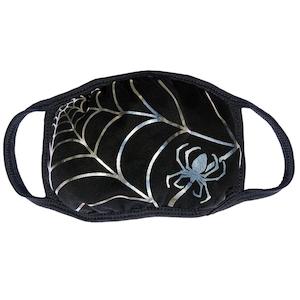 Accessories: Spiderweb Foil Face Mask