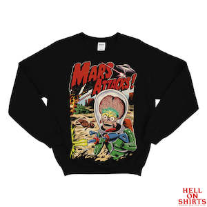 Crew Necks: Mars Attacks Ack Ack Crew Neck size L
