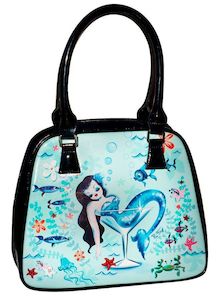 Bags: Martini Mermaids Trapezoid Handbag