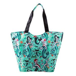 Bags: Martini Mermaids Large Tote Purse Size OS