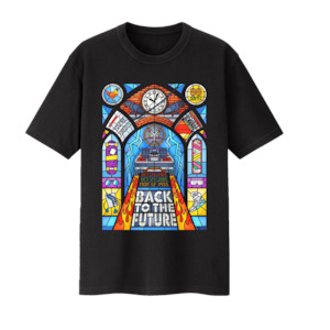 Stained Glass: Back to the Future Stained Glass Tee