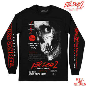 Long Sleeve: VHS Evil Dead Long Sleeve Size XXL