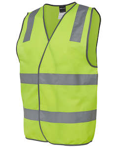MEN: JB's HV (D+N) SAFETY VEST LIME 6DNSV