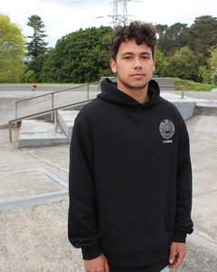 Te Kaiārahi Relaxed Hoodie - Mens - Black Te Kaiarahi