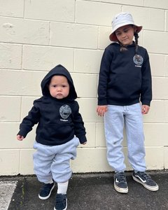 Products: Te Kaiārahi Hoodie - Kids - Black Te Kaiarahi