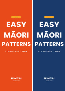 Digital Downloads Maori Art And Culture: Easy Māori Patterns: Volume 1 & 2 Bundle — Colour, Draw & Create