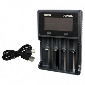 VC4SL XTAR 1-4 Cell LiIon/NiMH Battery Charger w/LCD Display