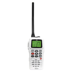 Products: GME GX625W Handheld VHF Marine Radio (5/1 Watt) Teletronics