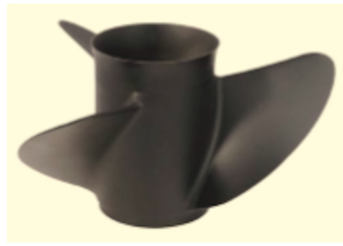 Black Stainless Steel Propeller 17 Inch