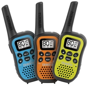 Uniden UHF UH45-3, 0.5W UHF Handheld Radio, Triple Pack, Coloured