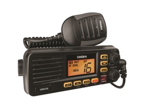 Uniden UM355, 25W Fixed Mount VHF Radio, Black