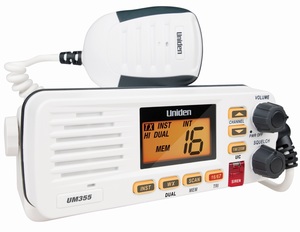Electronics: Uniden UM355, 25W Fixed Mount VHF Radio, White
