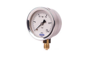 Pressure Measurement: Pressure Gauge SS Low Pressure 100 mm