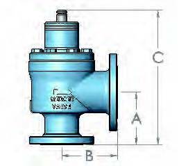 Mercer 9100 Flanged Relief Valves