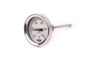 Bi-Metal Thermometer Rear Entry 63 mm