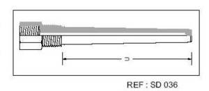 Temperature Sensor: Thermowell Tapered Stem