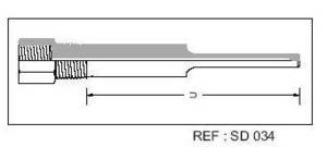 Temperature Instruments: Thermowell with Stepped Stem