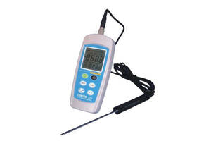 Temperature Instruments: Center 370 PT100 Thermometer c/w Probe