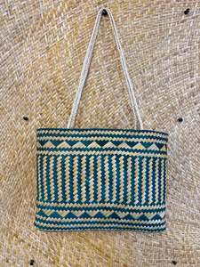 Kahu Collective: Rāranga Kete – Traditional Māori Woven Basket Bag | Custom Colours & Sizes