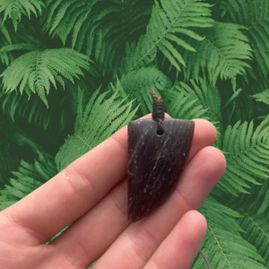 He Taonga He Tama Hemi S Carvings: Niho Taniwha – Aroha Stone Pendant