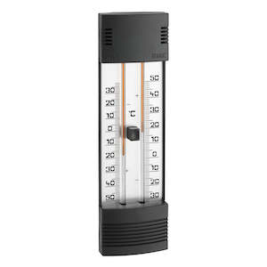 Thermometers: TFA Analogue Min Max Thermometer Black