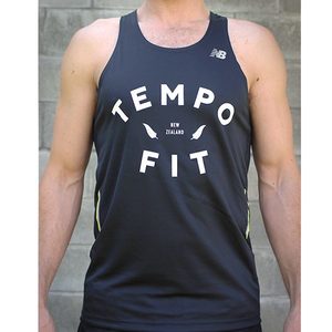 TempoFit Singlet – Men’s (Black) – TempoFit