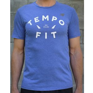 Products: TempoFit Tee – Men’s (Blue) – TempoFit