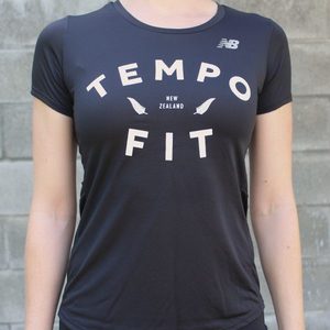 TempoFit Tee – Women’s (Black) – TempoFit