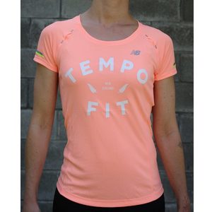 TempoFit Tee – Women’s (Peach) – TempoFit