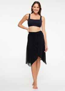 Products: Mesh Frill Skirt - Black - Temptations Lingerie & Swimwear