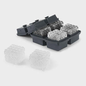 Cocktail Ice Tray Etched