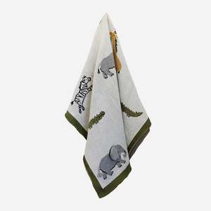 Animal Playtime Cotton Baby Blanket