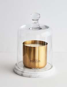 Mr Voss: Marble Plate & Cloche Set