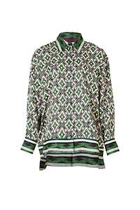 Let The Sun Shine Shirt | Green Geo