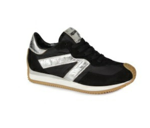 MJUS Sneaker | Black + Silver