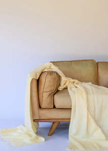 Cushions And Bedding: Amara Blanket | Throw | Butter