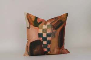 Lulu Check Cushion