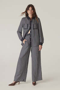 Willa Wide Leg Pant |Chain Pant