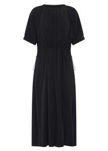 Pol: POL Tech Drawcord Dress | Black
