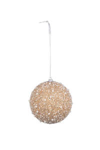 Beaded Bauble | Champagne Pearl