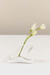 Vase: Infinity Ribbon Bud Vase