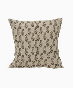 New Cushions: Liliana Floral Handblock Cushion Cover