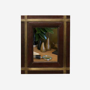 All: Leather Photo Frame w Metal | 5x7