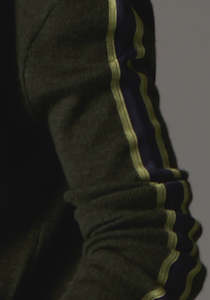 Pol: Bennet Tee Knit  |Khaki|Ink|Green