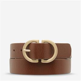 In Reverse Belt | Tan/Gold