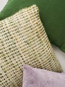 Citta | Valerie Woven Cushion Cover | Kale/Multi