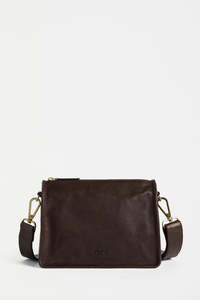 Bags And Wallets: Elk | Halben Crossbody Bag | Espresso