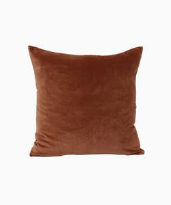 Velvet Cushion Cover | Cinnamon