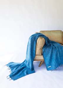 Blanket | Wool + Cotton Blend | Seaport