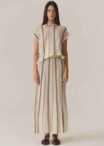 Tedd Knit Tee - Natural | Ivory